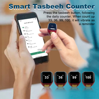 BW01 Musulman Intelligent Numérique Tasbih Tally Compteur Anneau Islamique Prière Électronique Led Doigt Tasbeeh Compteur