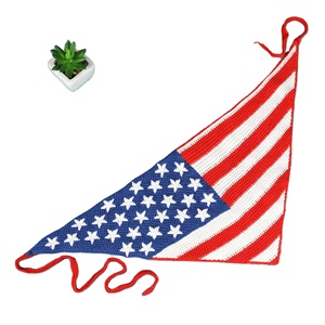 New Independence Day Hairband for Women Triangle Crochet <strong>Hair</strong> <strong>Band</strong> America Flag <strong>Hair</strong> Scarf <strong>Wedding</strong> Embroidery - Product Image 6