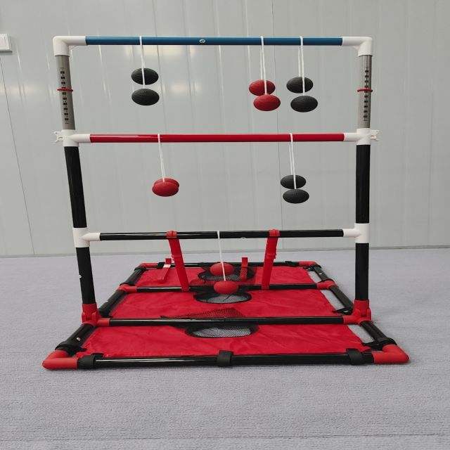 Outdoor Play Cornhole Game Set For Kids Includes 3 Board Brackets 8 Bean Bags & 1 Storage Bag Bridal Bean Bag Toss Game