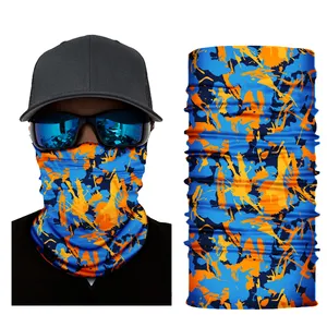 Custom Logo Sublimation Printing Microfiber tubemask fishing buffs Multifunctional Headwear Bandana