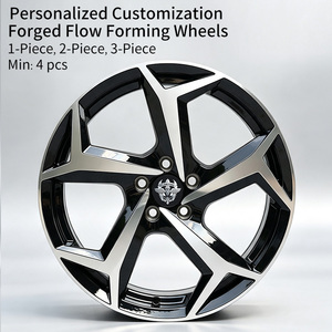 Ruedas FLowtone, Llantas de Aleación para Automóvil de Cinco Radios, Nuevas, de 17 y 18 Pulgadas, 5x100, ET40mm, Acabado Negro, para el Mercado de Repuestos - Product Image 2