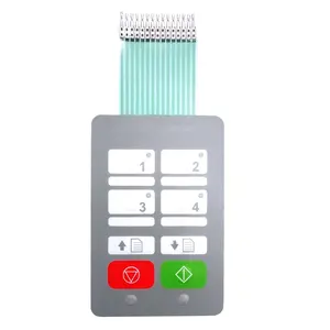 Soft-touch Keys Waterproof Membrane Switch Keypad Custom Foldable Silicone Rubber Computer Keyboard Oem