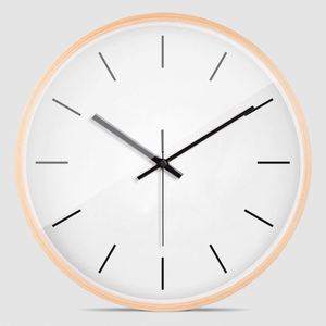 Simple Nordic Wooden Frame <b>Silent</b> <b>Wall</b> <b>Clock</b> Mass Customization Production Environmentally Friendly Wooden <b>Clocks</b> - Product Image 2