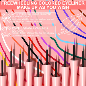อายไลเนอร์แบบปากกา 18 สี ติดทนนาน กันน้ำ สำหรับแต่งตา ขายส่ง - Product Image 6