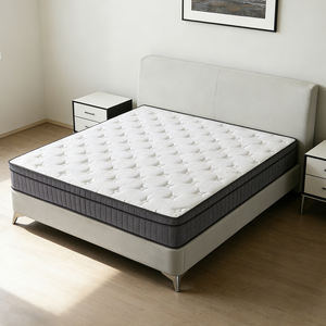 Matelas à ressorts en fibres écologiques, taille simple, 30 cm d'épaisseur, design moderne, tissu tricoté de haute qualité, doux, confortable, fermeté moyenne - Product Image 1