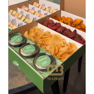 Caja de pastoreo de pan de panadería árabe personalizada con taza de inmersión Sandwich Pasrty Ramadan Box Self Erecting Laba Pita Platter Packaging - Product Image 4