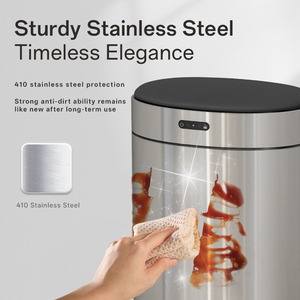 2025 New Arrival <span class=keywords><strong>20L</strong></span> Cảm Biến Tự Động Thùng Rác Có Thể Thép Không Gỉ Thông Minh Chất Thải <span class=keywords><strong>Bin</strong></span> Cho Phòng Khách Với Hands-Miễn Phí Hoạt Động - Product Image 4