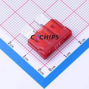 0287010.U Automotive Fuse Fuse ( Type: Blade Fuse )( Rated Voltage: 32V )( Rated Current: 10A )( Breaking Capacity: 1kA-32V ) - Product Image 1