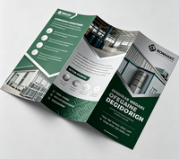 Impression personnalisée de flyers brillants, papier cartonné A4 CMYK, luxe, pour la remise des diplômes, mini menus pliés en trois, brochures numériques, flyers