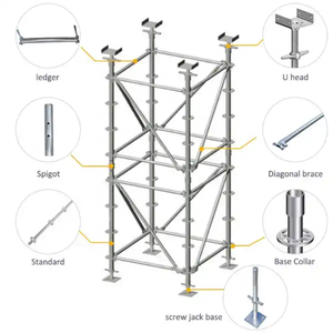 Système d'échafaudage à anneaux galvanisé à chaud, modèle standard, vente chaude en usine - Product Image 1