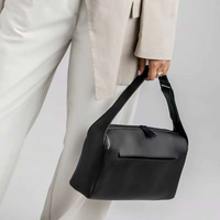 Sac à langer de luxe en cuir personnalisé pour bébé, imperméable, à suspendre à la poussette, pour usage quotidien