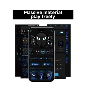LOY GTX <span class=keywords><strong>Mochila</strong></span> LED Ojos con Pantalla Programable APP, ABS Caparazon Duro Impermeable y Almacenamiento Expansible para Casco - Product Image 3