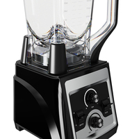 2200W zware professionele & huishoudelijke blender met 6 messen, variabele snelheid, hoge capaciteit, zuiver koperen motor, voedselverwerker