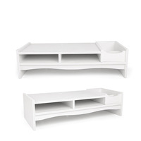 Tiroir de rangement de bureau pour moniteur d'ordinateur pour accessoires de table de bureau