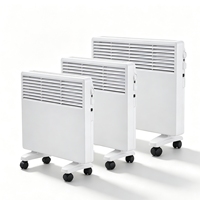 Radiateur électrique à convection pour système de climatisation HVAC avec 2 niveaux de puissance et conception autoportante