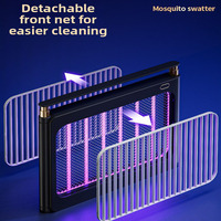 Lampe anti-moustiques électrique UV rechargeable 390nm, tue-insectes bionique au CO2, piège à mouches silencieux, lumière anti-insectes pour intérieur et extérieur
