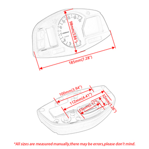 เหมาะสำหรับฮอนด้า ซีบีอาร์ <span class=keywords><strong>600</strong></span> อาร์อาร์ เอฟ5 2007 - 2012 08 09 10 11 รถจักรยานยนต์มาตรวัดความเร็ว มาตรวัดรอบ เกจ์วัดระยะทาง ชุดอุปกรณ์มาตรวัด - Product Image 2