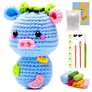 Venta caliente Crochet Toy Crochet Mini Toys Craft Kit Crochet Toy Trending Easter Amigurumi Crochet Doll Patrón libre - Product Image 6