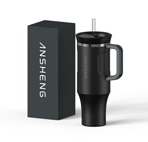 Wholesale Custom Logo 40oz Double Wall Vacuum Travel Mug Stainless Steel Tumbler With Straw