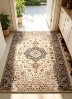 Tapis en laine oriental de style persan fait main, écologique, réversible, à motifs géométriques, techniques de tissage, 9x12, pour la prière et l'utilisation en voiturette de golf