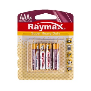Batería de zinc de carbono resistente de larga duración sin mercurio y sin cadmio R03 <span class=keywords><strong>AAA</strong></span> 1,5 V para dispositivos de Bajo drenaje - Product Image 3