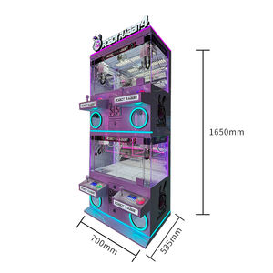 Equipo de entretenimiento Máquina de garra de premio que funciona con monedas Juguete 4 jugadores Máquina de garra Mini juguete Grúa Juego Máquina Expendedora de premios - Product Image 5