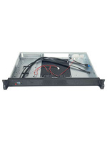 Boîtier de serveur réseau Mini-ITX industriel 1U à montage en rack, châssis court de 250 mm avec ventilateur pour HTPC, en stock
