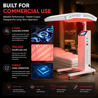 Panel de Terapia de Luz LED de Fotobiomodulación de Doble Longitud de Onda 660nm 850nm para Cuerpo Completo, Dispositivo LED de Apoyo al Bienestar para Spa y Salón en Casa