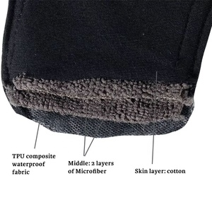 Almohadilla sanitaria de algodón puro orgánico reutilizable superabsorbente de 4 capas, toalla higiénica lavable <span class=keywords><strong>para</strong></span> <span class=keywords><strong>piel</strong></span> <span class=keywords><strong>sensible</strong></span> - Product Image 3