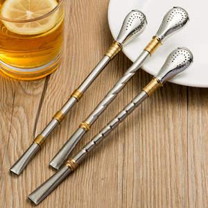 2025 nuove cannucce di metallo staccabili in acciaio inox cannucce Bombilla Yerba Mate acqua tè bere paglia con filtro facile da pulire - Product Image 3