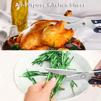 Couteau de Chef Professionnel TOALLWIN Super Affûté en Bois Pakka pour Trancher et Découper le Pain, Ensemble de Couteaux de Cuisine Chinois