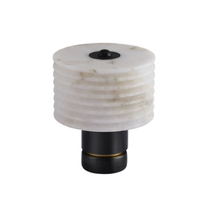 Lámpara de Mármol Minimalista Moderna para Oficina de Ventas o Sala de Estar, Modelo de Diseño de Lujo con Nuevo Estilo Chino, Elegante Lámpara de Mesa - Product Image 3
