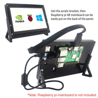 Écran tactile capacitif de 7 pouces pour Raspberry Pi 4, écran LCD TFT 800 x 480 pour Rpi 4B 3B+ Orange Pi 5 Plus 5B Windows