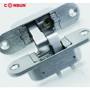 Wooden Door 3D Hydraulic Concealed Hinges Heavy Duty Hidden Invisible Adjustable Hinge