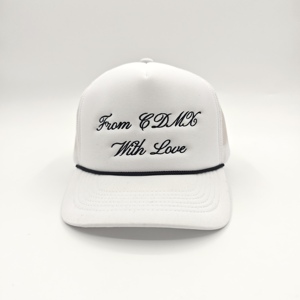 High Quality Custom 3D Embroidery Logo Foam Trucker Hat OTTO Style OEM Low MOQ 5 Panel Mesh Back <b>Snapback</b> <b>Cap</b> For Men - Product Image 5