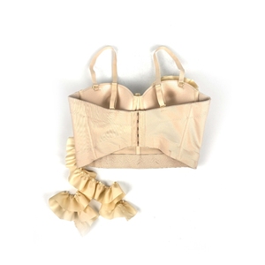 Top Halter de Moda con Diseño Floral y Flecos, Corsé Exterior con Varillas y Relleno, Estilo Primavera - Product Image 6