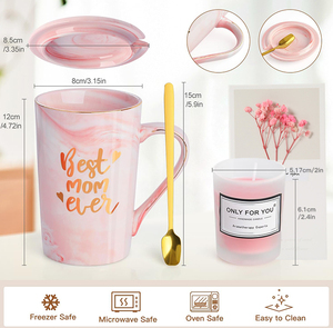 New Product Ideas 2024 Customize Rose Bath Spa Get Well Soon <strong>Gifts</strong> With Pink Coffee Cup Gold Spoon <strong>Birthday</strong> Self Care <strong>Gift</strong> Set - Product Image 4