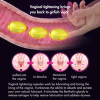 Capsules pour resserrer le vagin |   Pilules Raffermissantes Intimes à Base de Plantes pour Soins Post-Natals, Soulagement de la Sécheresse et Bien-être Intime Féminin