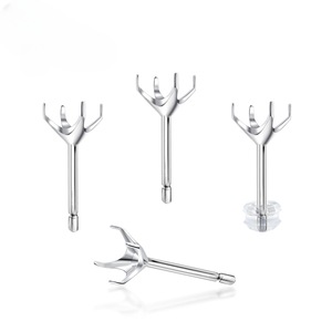 Pendientes de Titanio G23 con Pin Recto, Engaste de Puntas, Accesorios de Joyería DIY, Joyería Unisex para Piercing - Product Image 3