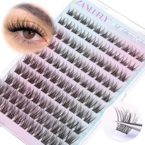 Self Adhesive Plastic Eyelash <b>Extensions</b> No <b>Glue</b> Needed Wispy C-curly Cluster 10-16MM Individual <b>Lashes</b> - Product Image 1