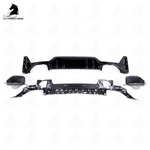Difusor trasero negro brillante de alta calidad con soporte para BMW 3Series G20 G28 M340i M Sport difusor de parachoques trasero <span class=keywords><strong>2022</strong></span> + - Product Image 6