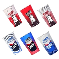 Gobelet en aluminium monocouche de 450 ml (16 oz) à changement de couleur pour boissons froides et bière, divers styles