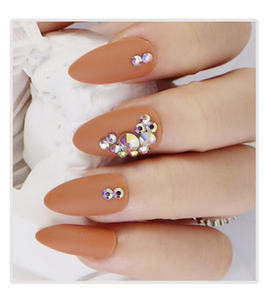 ILSA-prensa de punta de <span class=keywords><strong>uñas</strong></span> en forma de <span class=keywords><strong>almendra</strong></span> acrílica, venta al por mayor - Product Image 2