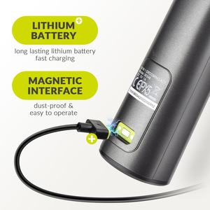 Juego de cortapelos eléctricos DSP, recortador portátil USB recargable para hombres con accesorios para cortar el pelo de la barba y la nariz - Product Image 3