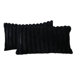 Fundas de cojines para sala de estar y dormitorio, fundas de almohada decorativas de piel sintética para el hogar, funda de cojín con cita - Product Image 1