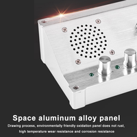 Prix d'usine pas cher Dual A Speaker Talk Through Glass Bank Window Intercom System Pagers