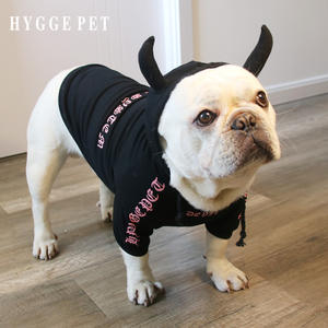 Wholesale Fashion Funny Custom Warm Soft Cotton Pet Clothes <span class=keywords><strong>Small</strong></span> Dog Sports Sweater Hoodies - Product Image 3