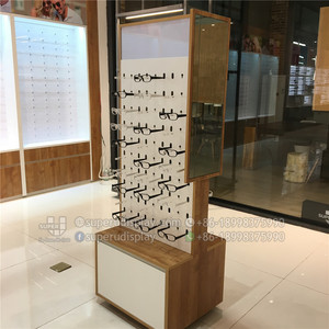 Giá Trưng Bày Hai Mặt Dưới Cùng, Kệ Trưng Bày Bằng Gỗ Với Không Gian Lớn Dành Cho Cửa Hàng Quang Học Bán Lẻ Có Gương Thử - Product Image 2