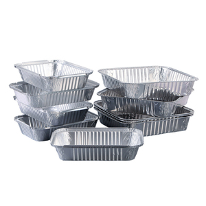 Tùy Chỉnh Leakproof Nhanh Chóng Thực Phẩm Nhôm <span class=keywords><strong>Container</strong></span> Nhôm Khay Thực Phẩm <span class=keywords><strong>Container</strong></span> Với Nắp - Product Image 2