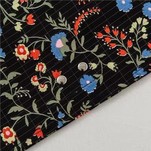 <span class=keywords><strong>Demi</strong></span>-feuille pour mise à la terre Kit de draps housse avec fleurs imprimées noires comprenant des techniques tissées de fil de terre - Product Image 2